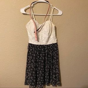 💙Black and White Minnie Mouse Dress